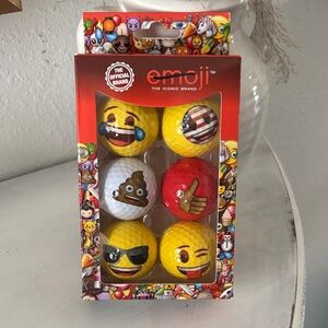 Emoji Golf Balls Set